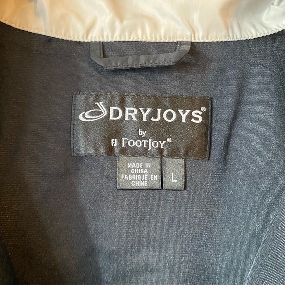 FootJoy DryJoys Black Golf 1/2 Zip jacket - Large - Picture 5 of 16